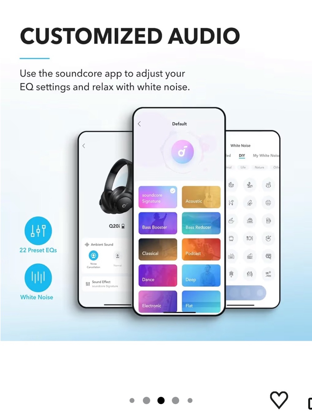 New in Box Soundcore by Anker Q20i wireless noise cancelling headphones - Picture 4 of 9